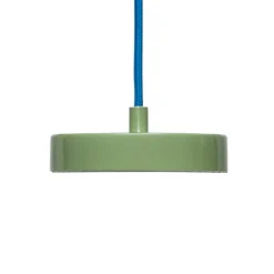 Lámpara colgante Remi, verde/rojo, Ø 25 cm, metal