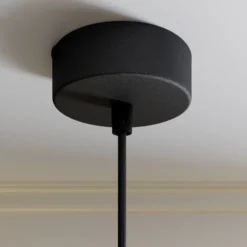 Lámpara colgante Rif de metal, negro, Ø 15 cm