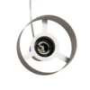 Lámpara colgante Rif 3, taupe, 3 luces, lineal, acero
