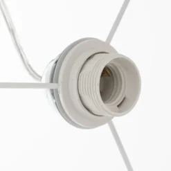 Lámpara colgante Roller, blanca, Ø 45 cm