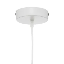 Lámpara colgante Roller, blanco/dorado, Ø 45 cm
