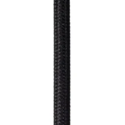 Lámpara colgante Rollo, gris topo, Ø 40 cm, tela/metal/vidrio