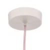 Lámpara colgante Rosabelle, cónica, rosa, 1 luz.
