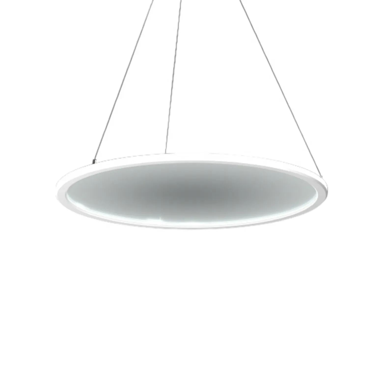 Lámpara colgante RZB Sidelite ECO Ø 58 cm transparente 4000 K
