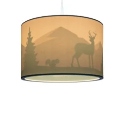 Lámpara colgante 25/40 Scandi Forest, Ø 40 cm, verde, 1 luz