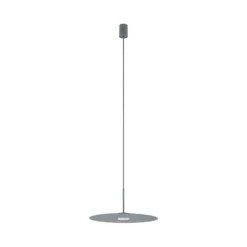 Lámpara colgante Simone, acero, azul umbra, Ø 40 cm, GX53