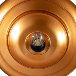 Lámpara colgante Sivani MR-637, oro antiguo, metal, Ø 39 cm