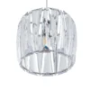 Lámpara colgante Sofia de Lindby, 107 cm, 3 luces, E14, cromo/claro