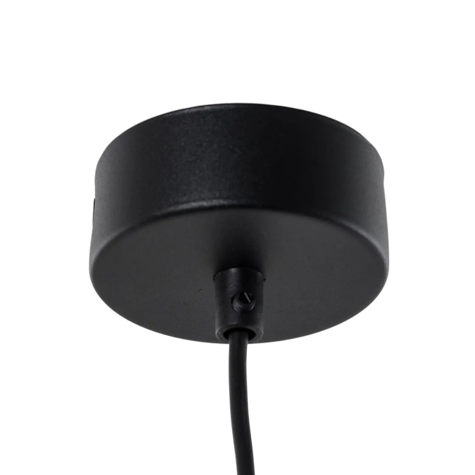 Lámpara colgante Sone, negra, de 1 luz, 3 cm