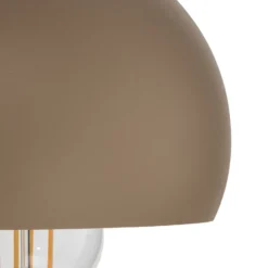 Lámpara colgante Sool, beige, Ø 15 cm, 1 luz, metal, E27