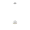 Lámpara colgante Sool, blanca, Ø 15 cm, 1 luz, metal, E27