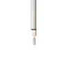 Lámpara colgante Sopel 1, taupe, 1 luz, acero, G9, Ø 5 cm