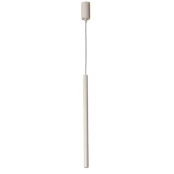 Lámpara colgante Sopel 1, taupe, 1 luz, acero, G9, Ø 5 cm
