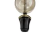 Lámpara colgante Sophia, 6 luces, 65 cm, coñac/negro, E14