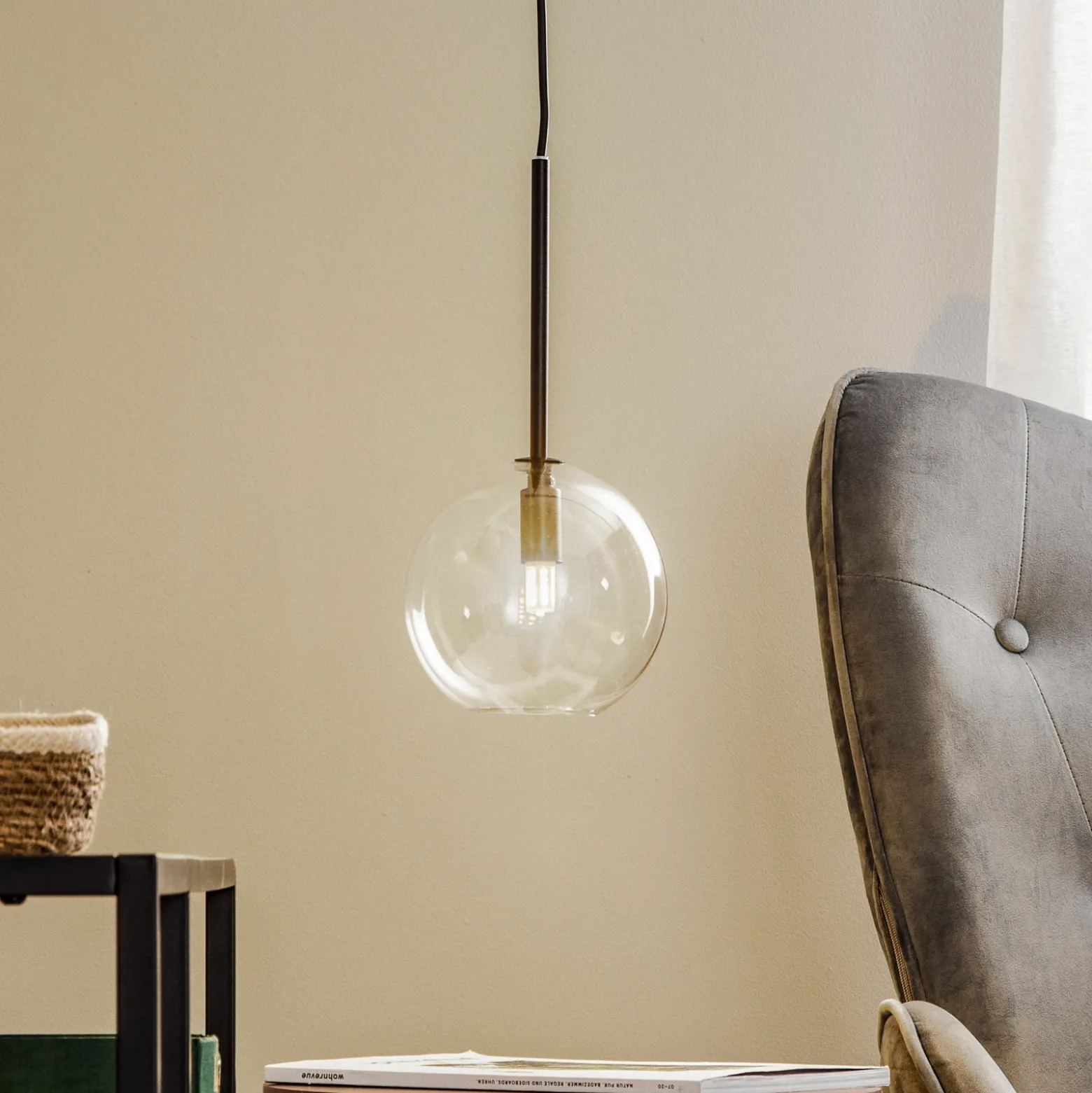 Lámpara colgante Sphere, 1 luz, Ø 15 cm