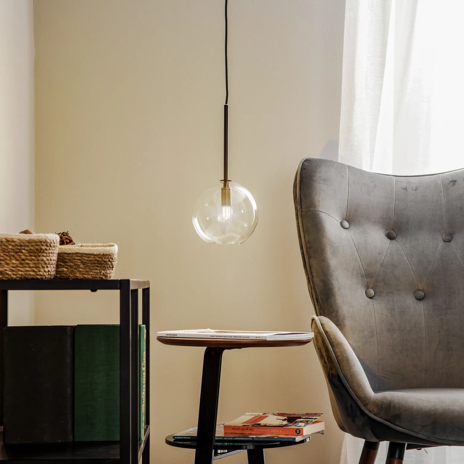 Lámpara colgante Sphere, 1 luz, Ø 15 cm