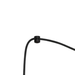 Lámpara colgante Spider en negro, 5 luces