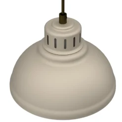 Lámpara colgante Sven, 1 luz, beige, acero