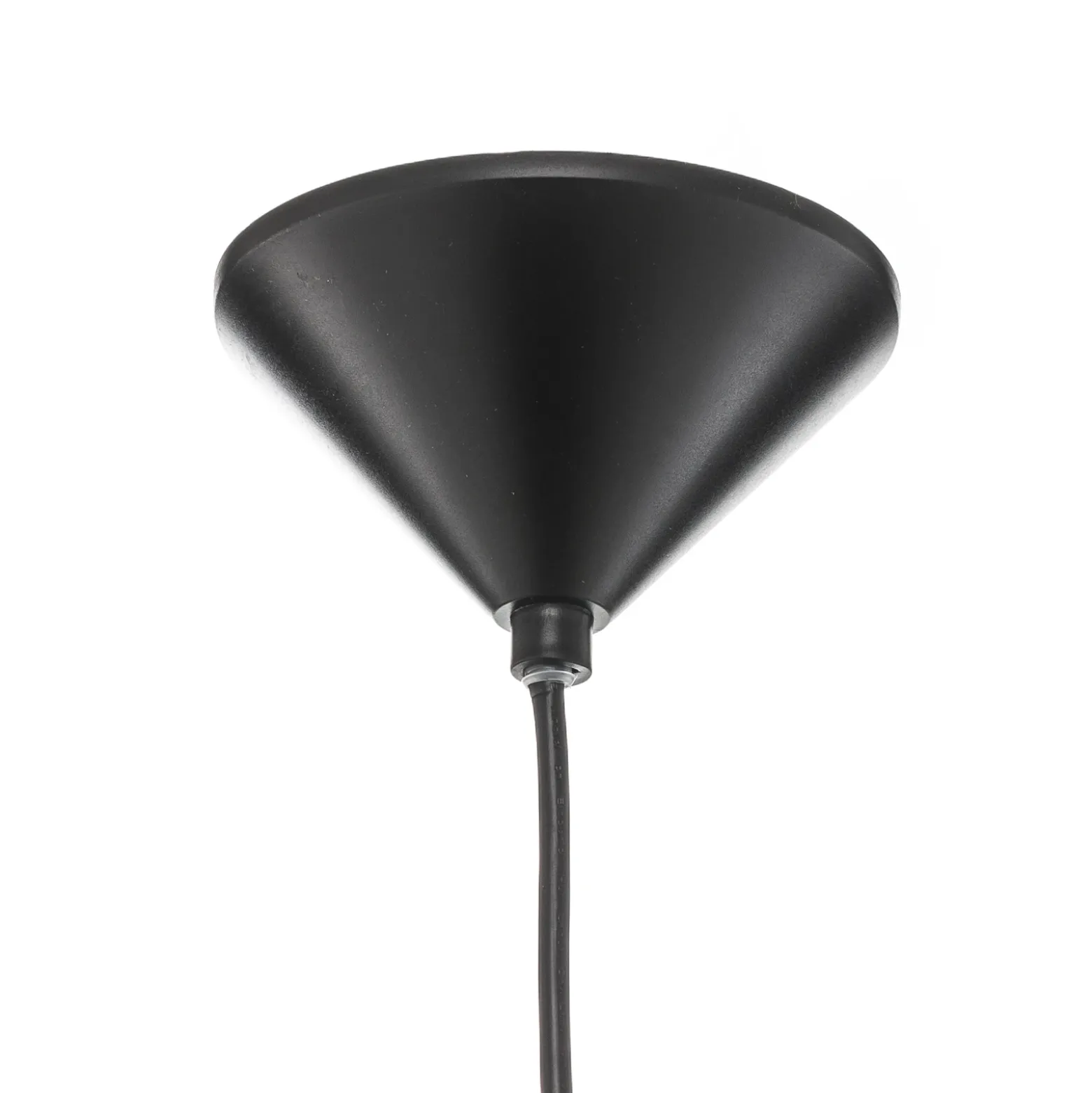 Lámpara colgante Tarbes, una luz, 17,5 cm, negro
