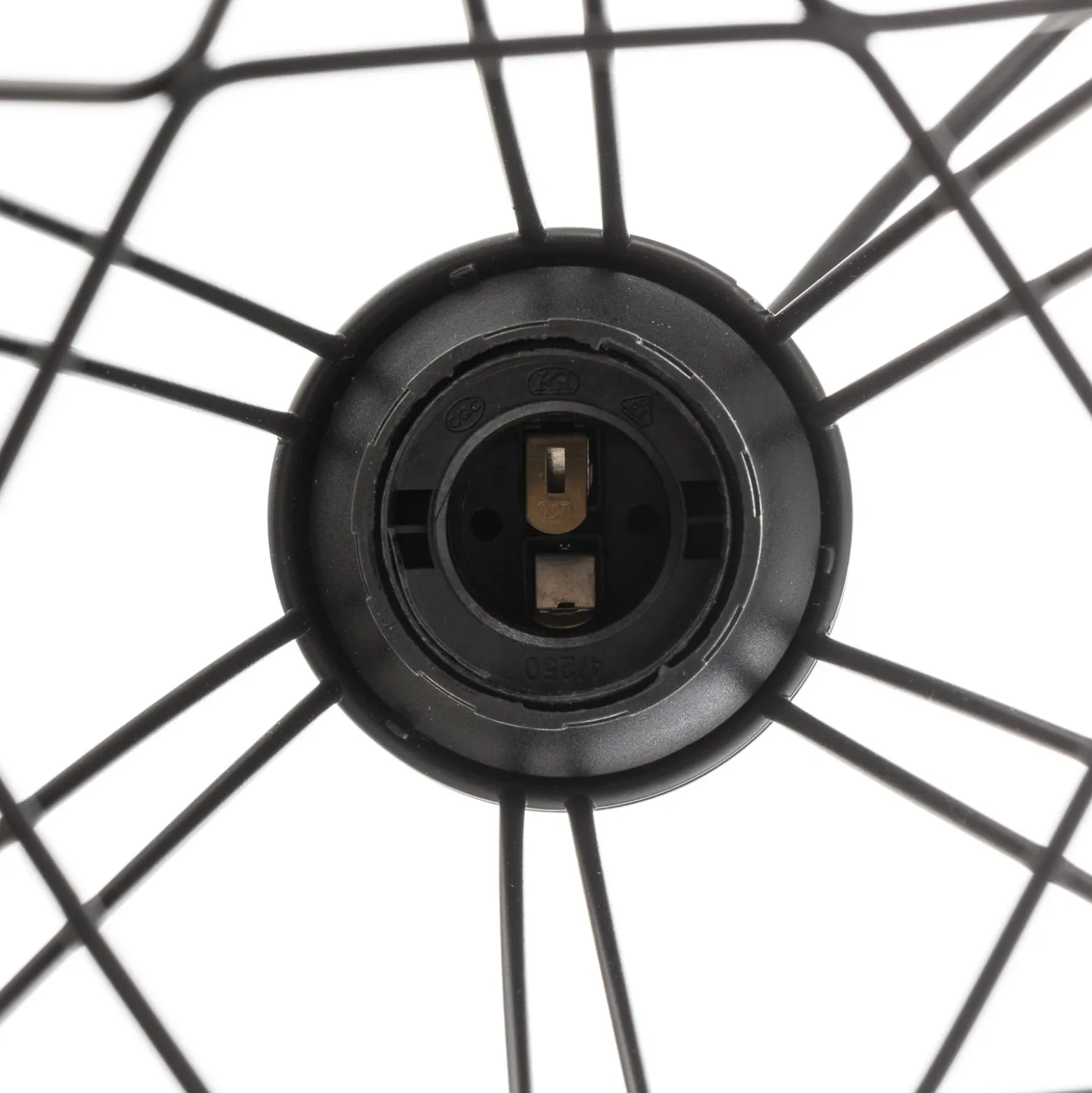 Lámpara colgante Tarbes, una luz, 17,5 cm, negro