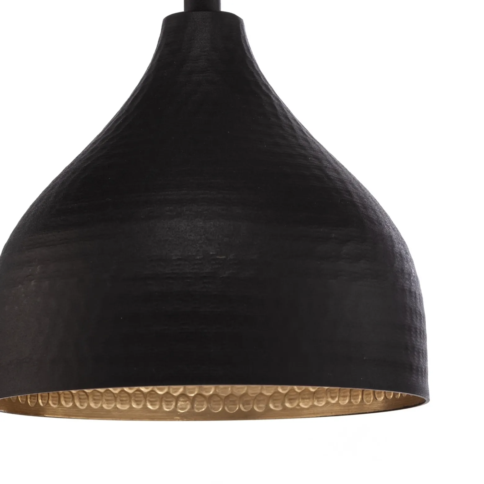 Lámpara colgante Tattoo 2396, Ø18cm, negro/oro
