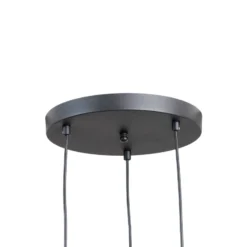 Lámpara colgante Tattoo 6201 Rondel de 3 luces negro/oro