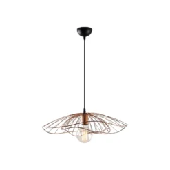 Lámpara colgante Tel 6501 Ø50cm cobre