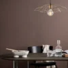 Lámpara colgante Tel 6503 Ø50cm negro antiguo