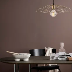 Lámpara colgante Tel 6503 Ø50cm negro antiguo
