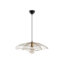 Lámpara colgante Tel 6503 Ø50cm negro antiguo