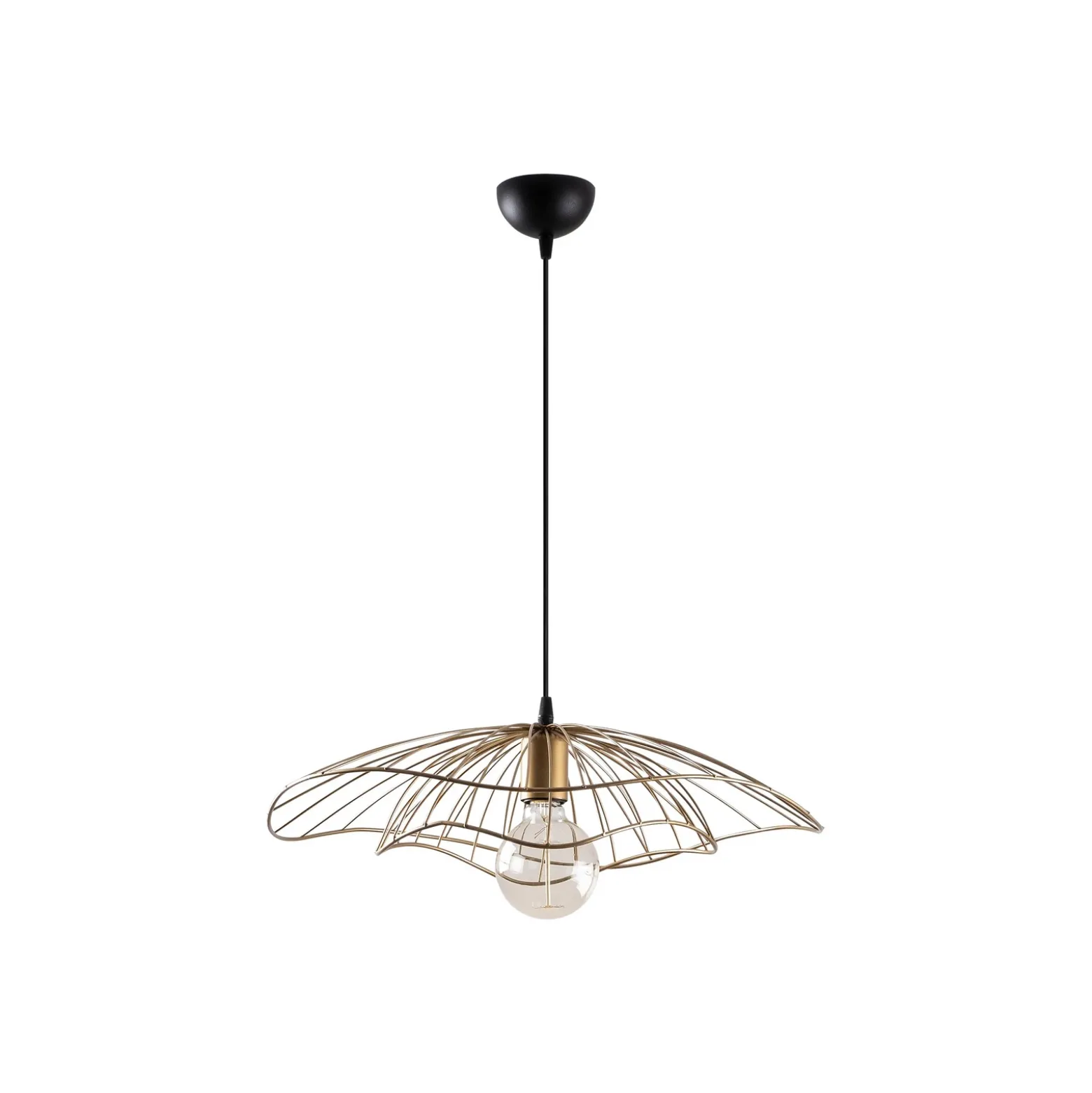 Lámpara colgante Tel 6503 Ø50cm negro antiguo