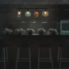 Lámpara colgante Telesto, vidrio, 4 luces