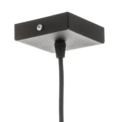 Lámpara colgante Thin, negro, 1 luz