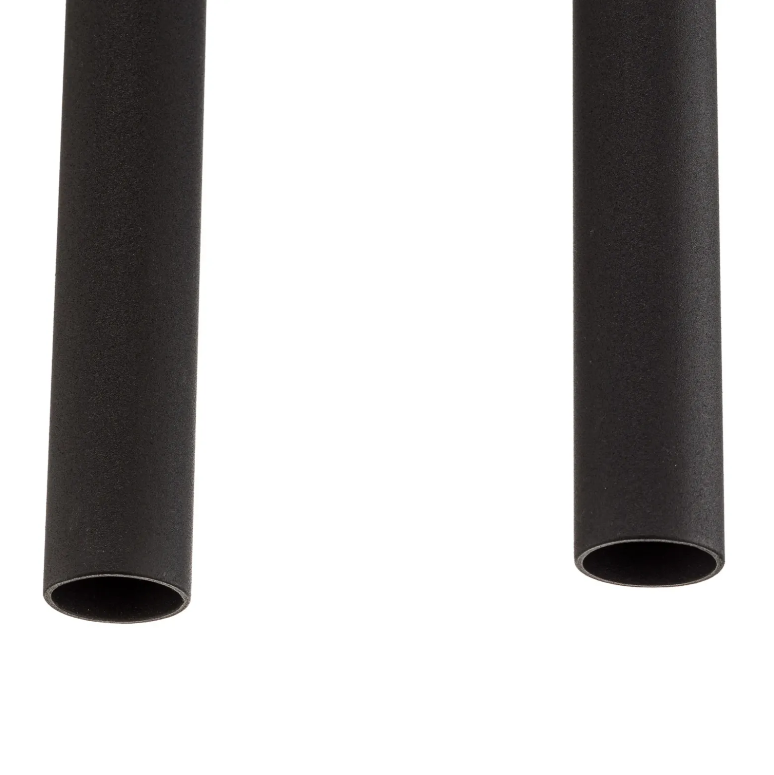 Lámpara colgante Thin, negro, 5 luces, lineal