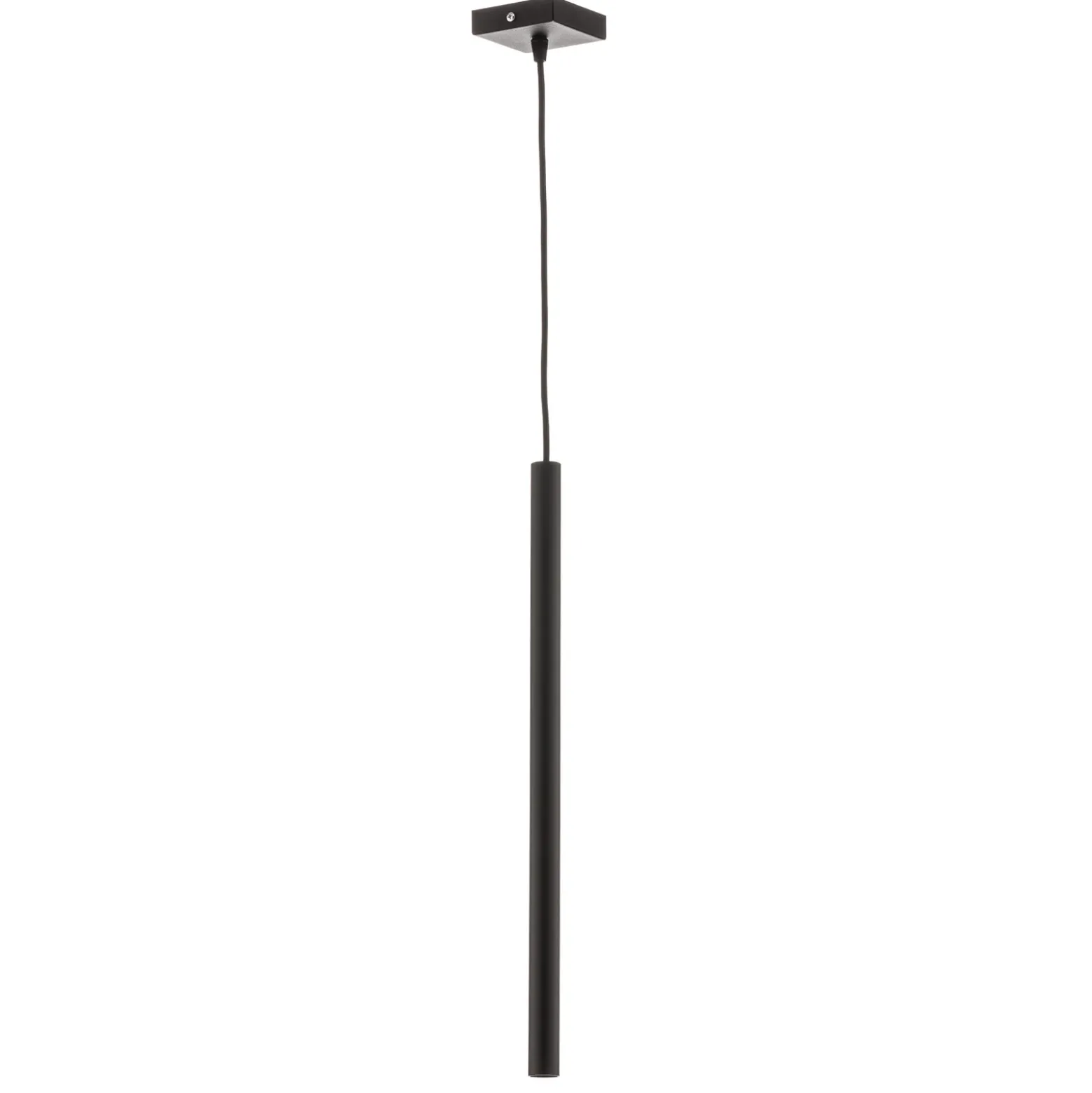 Lámpara colgante Thin, negro, 1 luz