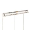 Lámpara colgante Tira, blanca, 70 cm, con 3 luces