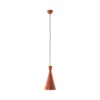 Lámpara colgante Tom, naranja, metal, Ø 19 cm, E27