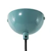 Lámpara colgante Tom, turquesa, metal, Ø 19 cm, E27