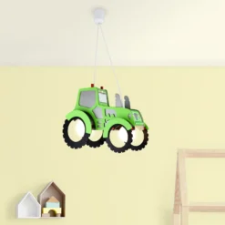 Lámpara colgante Tractor para habitación infantil