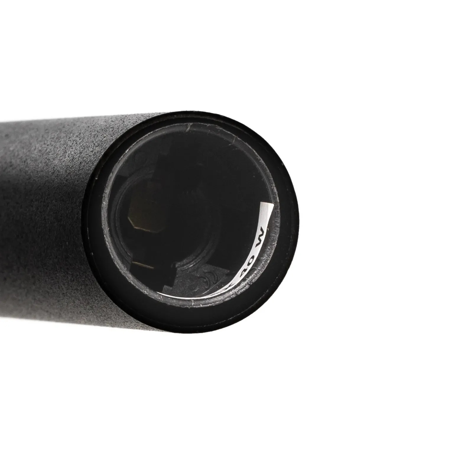 Lámpara colgante Tubo, negro, 6 luces