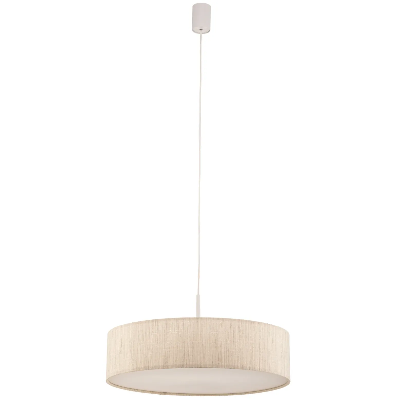 Lámpara colgante Turda, Ø 50 cm, blanco