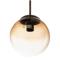 Lámpara colgante Varus, vidrio, 3 luces, Ø 51 cm