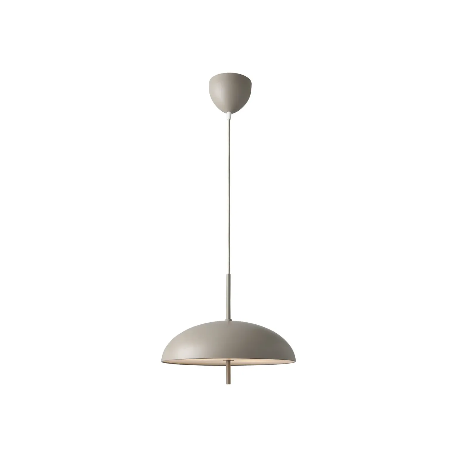 Lámpara colgante Versale, marrón, Ø 35 cm, metal, 2 x E27