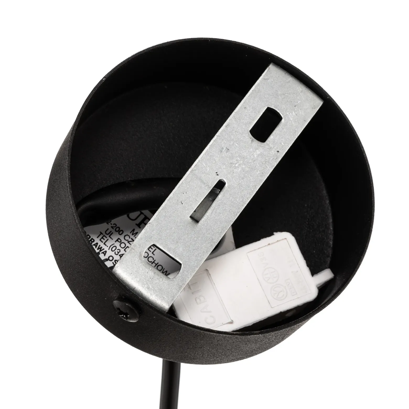 Lámpara colgante Viva, humo/negro/cromo, 1 luz