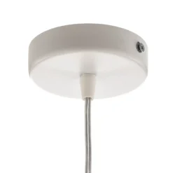 Lámpara colgante Vivien tricolor gris/beige/dorado