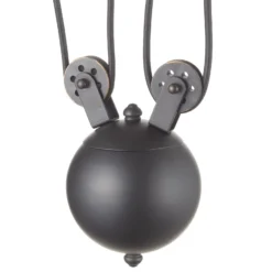 Lámpara colgante Westinghouse Iron Hill, negra, 3 luces, E27