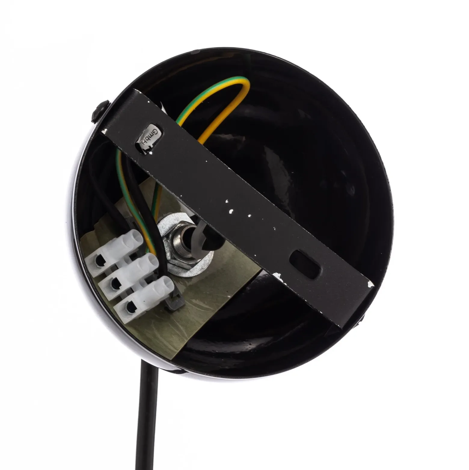 Lámpara colgante Yildo 6866 1 luz Ø17cm negro/cobre