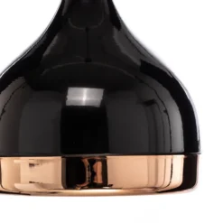 Lámpara colgante Yildo 6866 1 luz Ø17cm negro/cobre