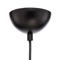 Lámpara colgante Yildo 6866 1 luz Ø17cm negro/cobre