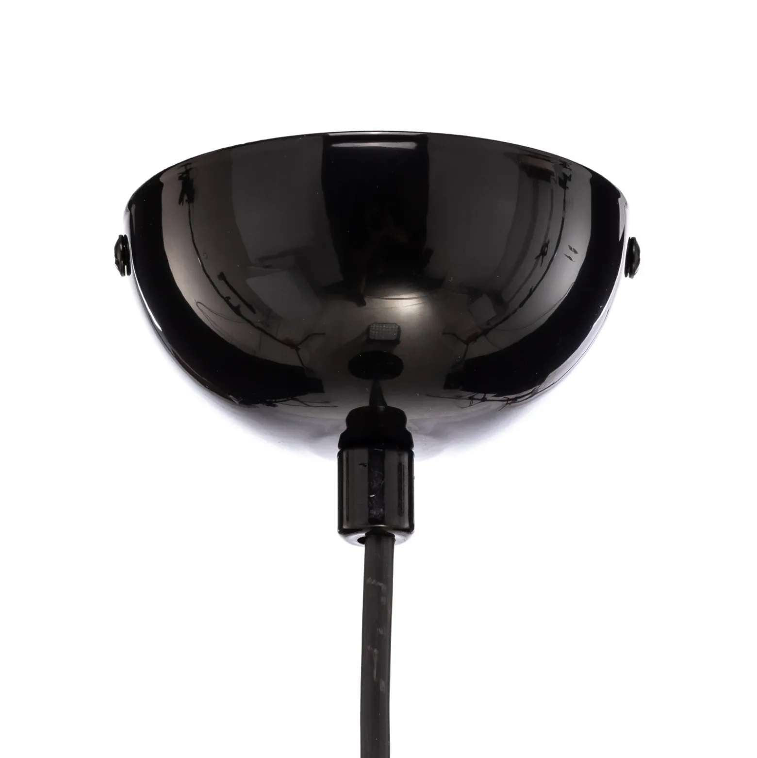 Lámpara colgante Yildo 253-S 1 luz Ø36cm negro/cobre